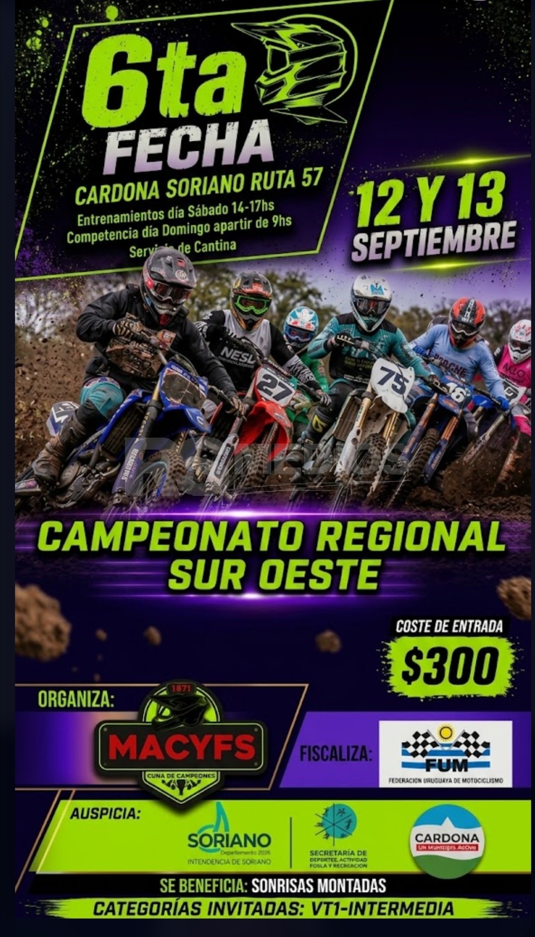 6ta. Fecha en pista de Macyfs
