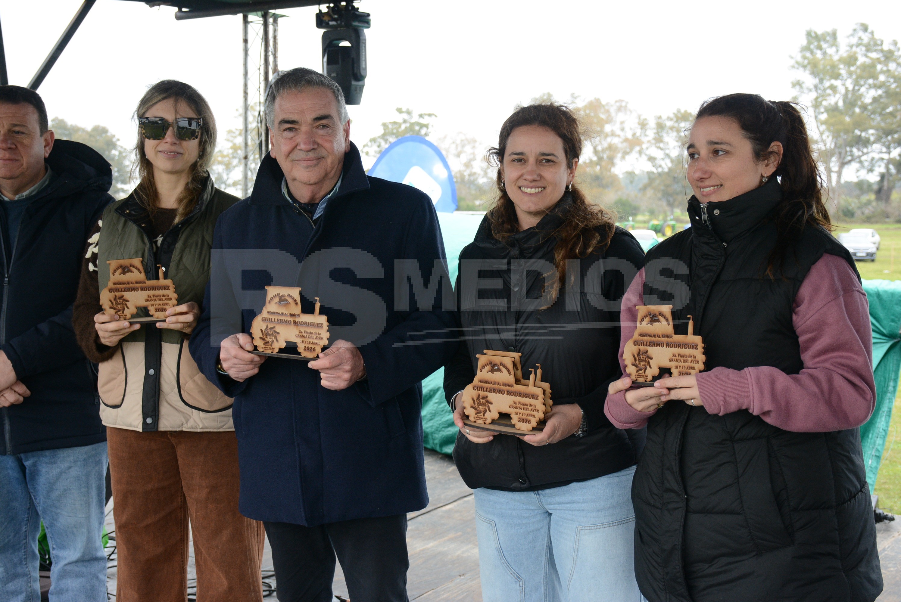 Reconocimiento a la trayectoria del abuelo del intendente en la Fiesta Nacional de la Agricultura