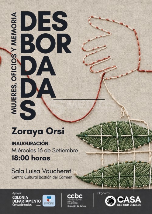 Zoraya Orsi inaugura la muestra "Desbordadas" en el Bastión del Carmen