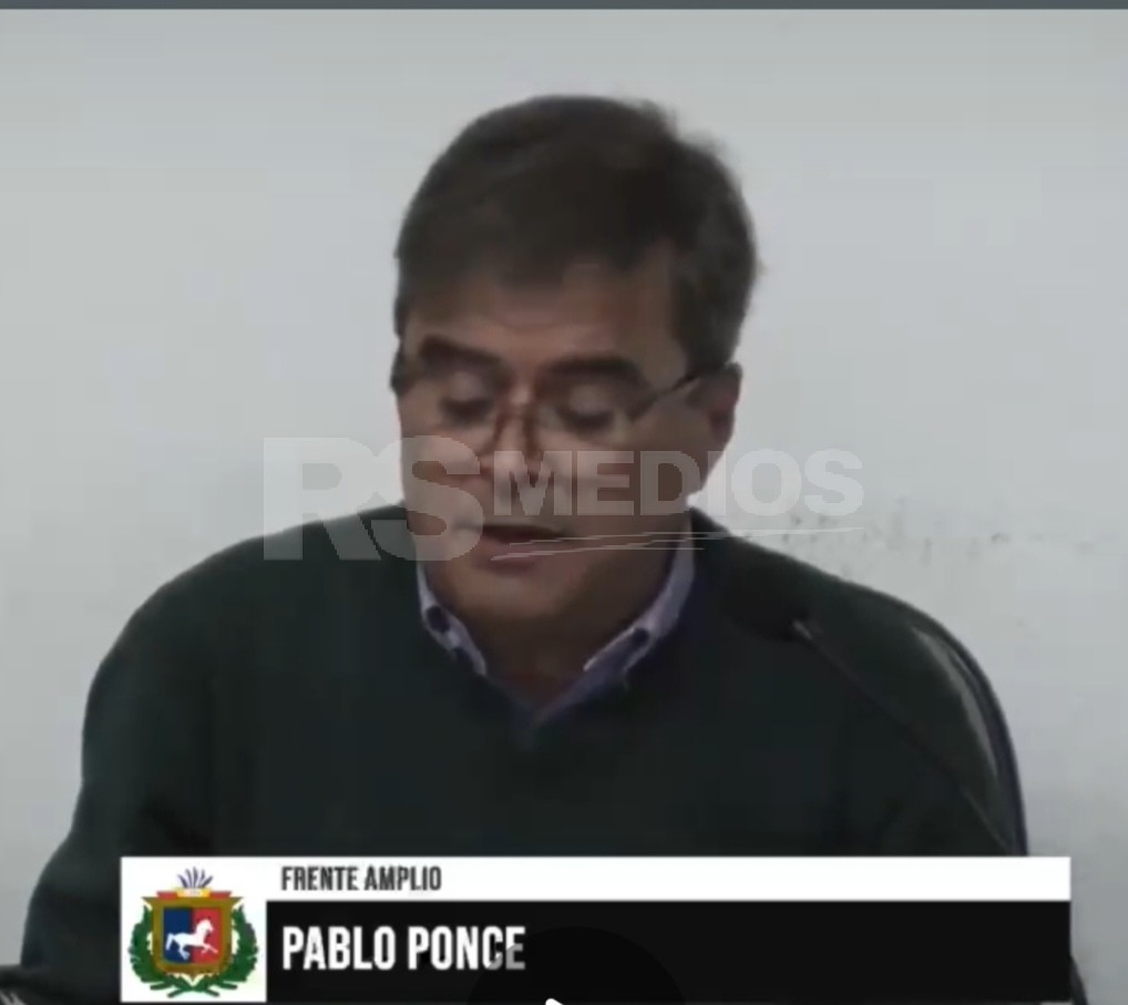 Edil por el Frente Amplio Pablo Ponce reclama planificación y cronogramas para reparar caminos rurales