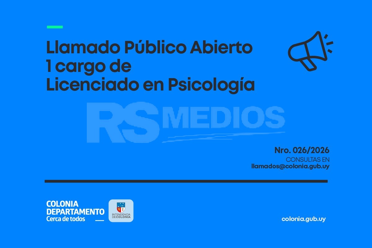 La Intendencia de Colonia convoca a licenciados en Psicología para cubrir un cargo — imagen 2