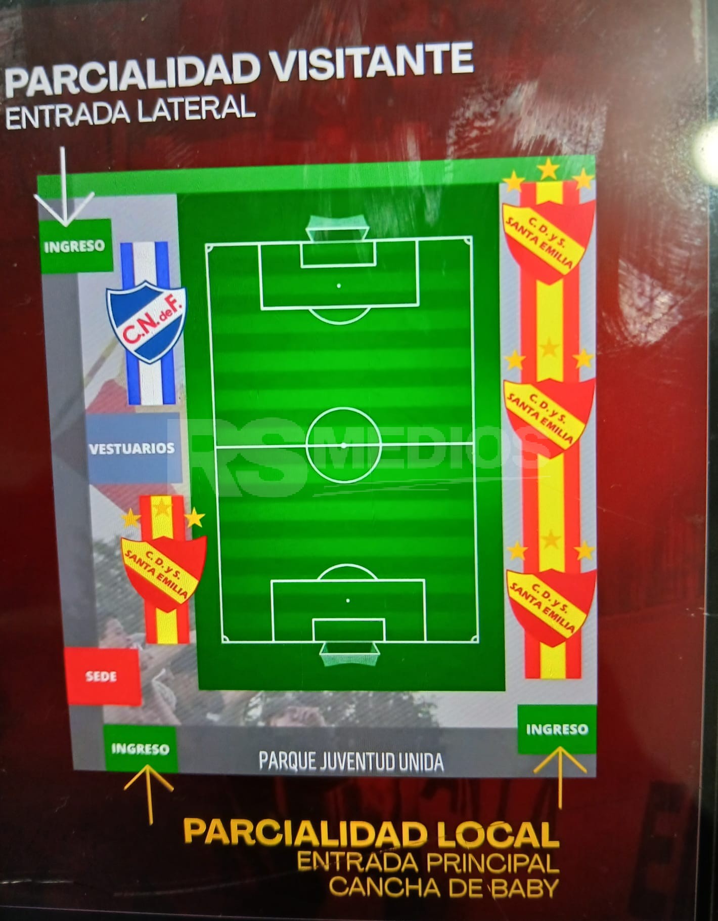 Santa Emilia y Nacional definen el título de la Liga de Cardona desde este miércoles