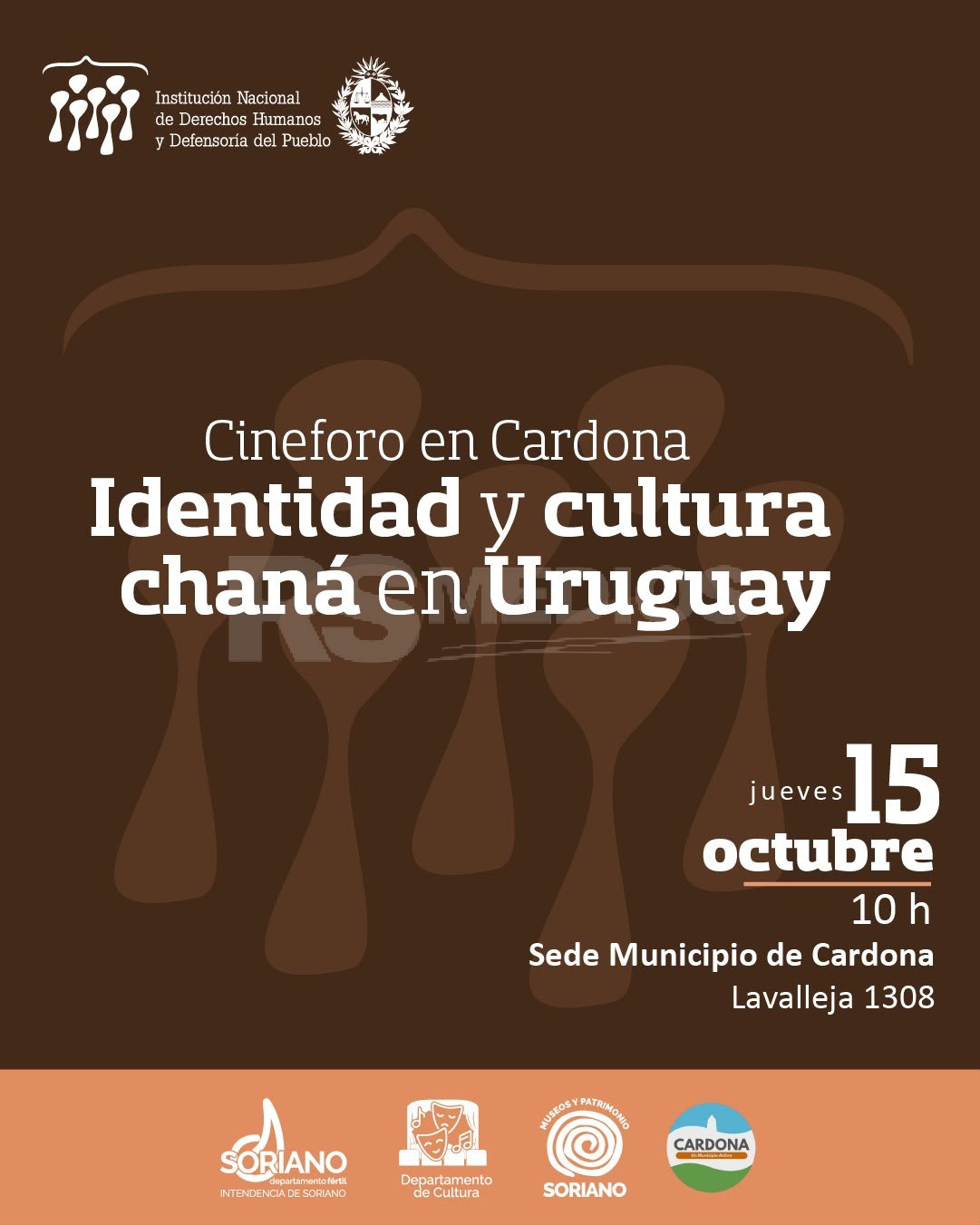 Cineforo sobre identidad chaná se realizará en Cardona el 15 de octubre