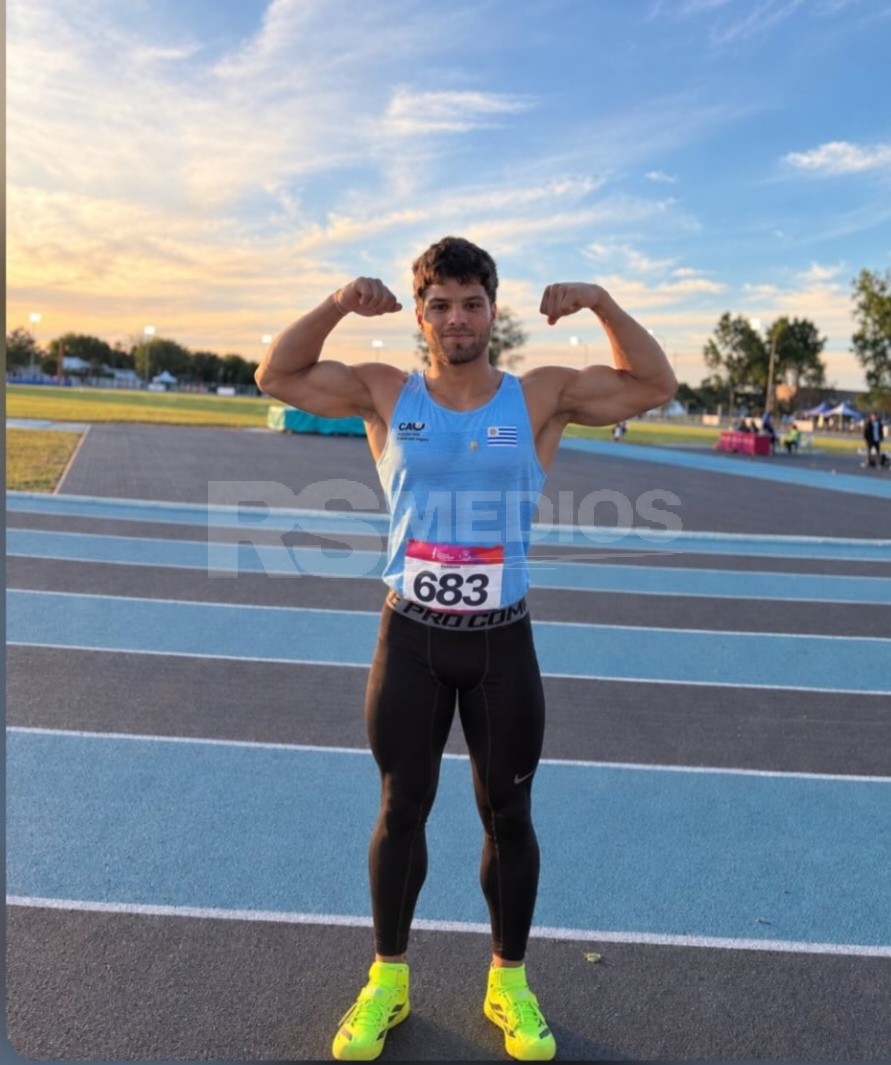 Kevin Machado fue séptimo en el Sudamericano U23 y batió su récord en jabalina