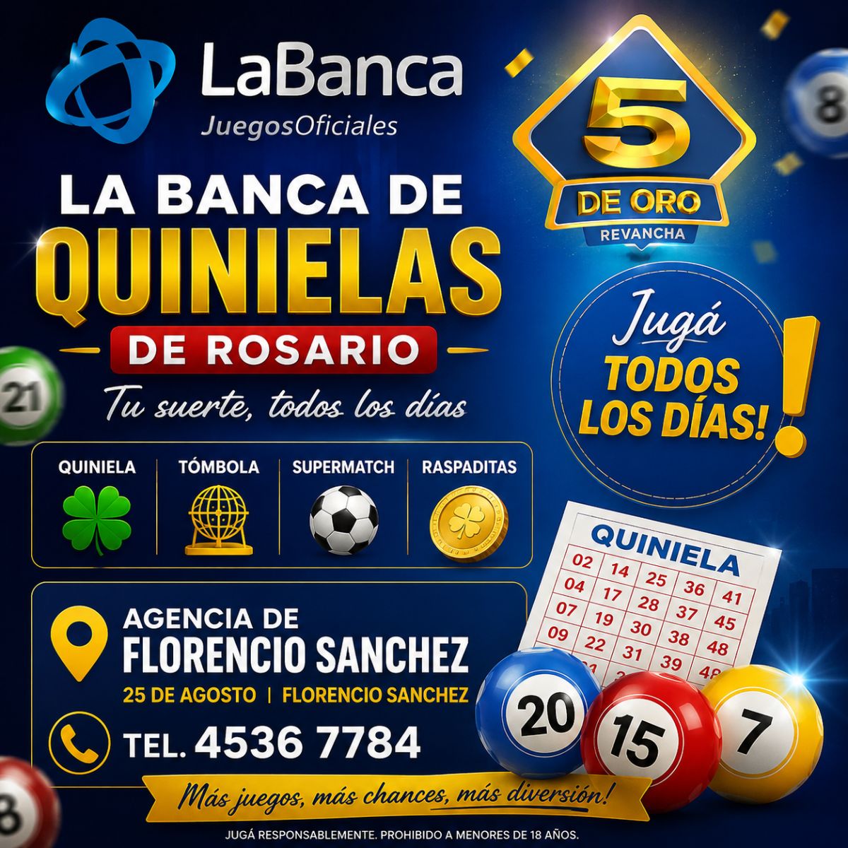 Publicidad de BANCA DE QUINIELAS - Institucional